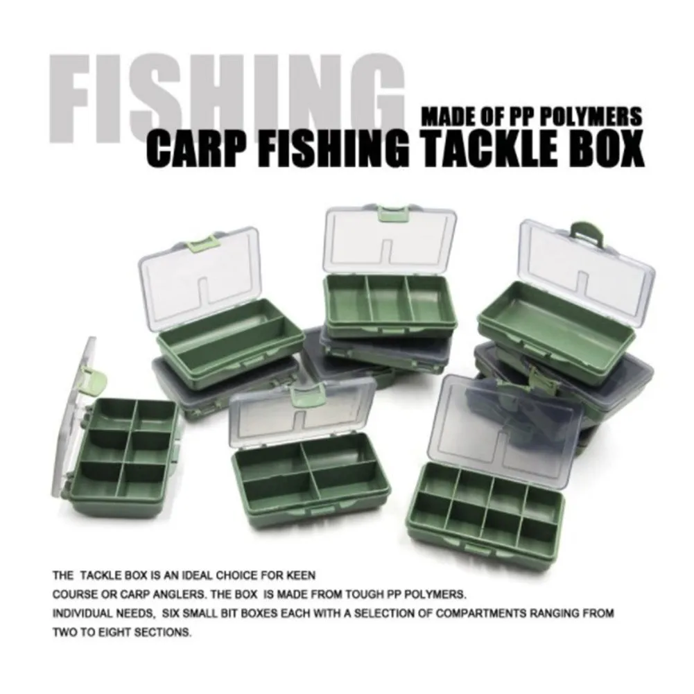 Fishing Equipment Storage - Caixa de Armazenamento com 4/8 Compartimentos,