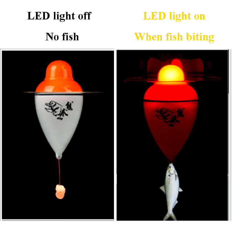 Fishing Bobber Float - Bóia de pesca inteligente, alarme, isca