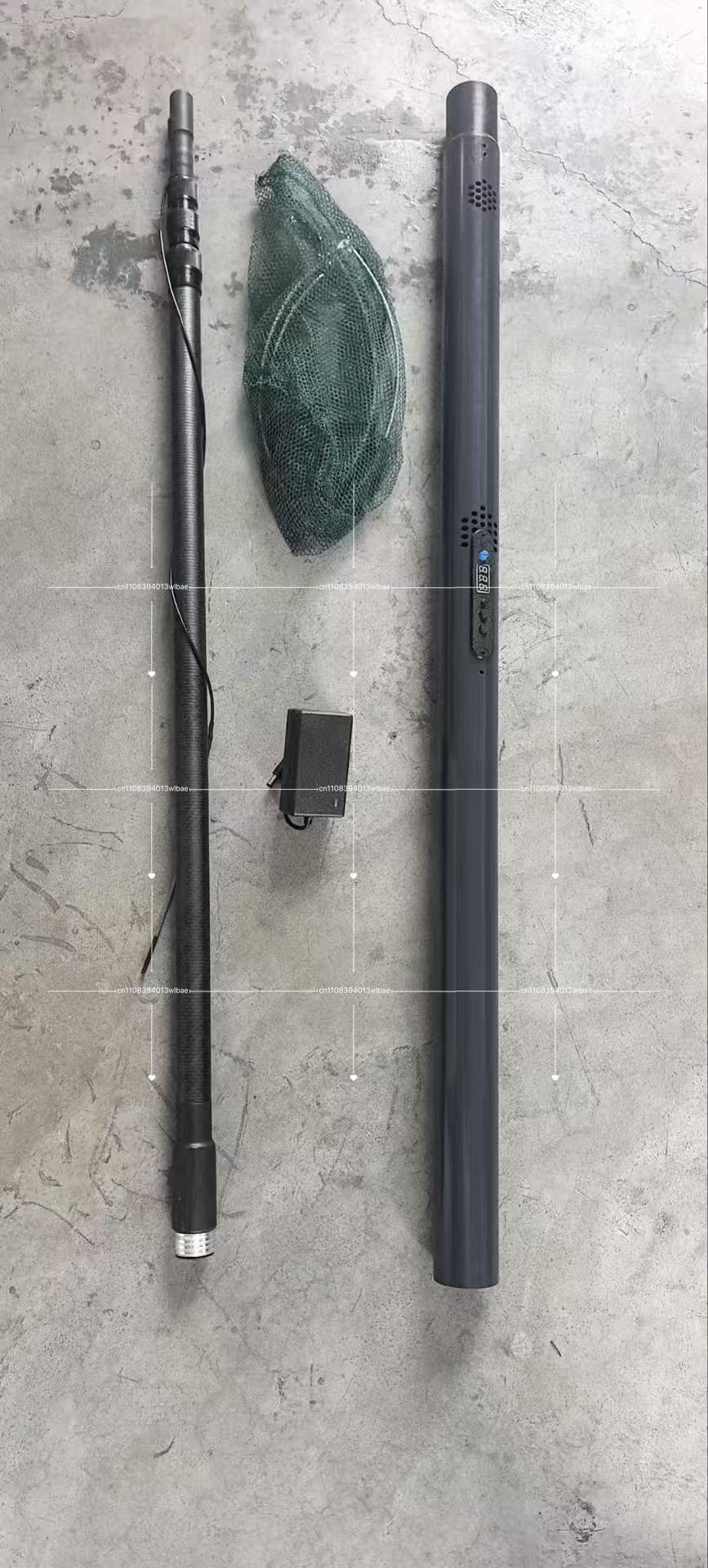 Landing Net Telescopic - Rede de Pesca Elétrica Automática Telescópica