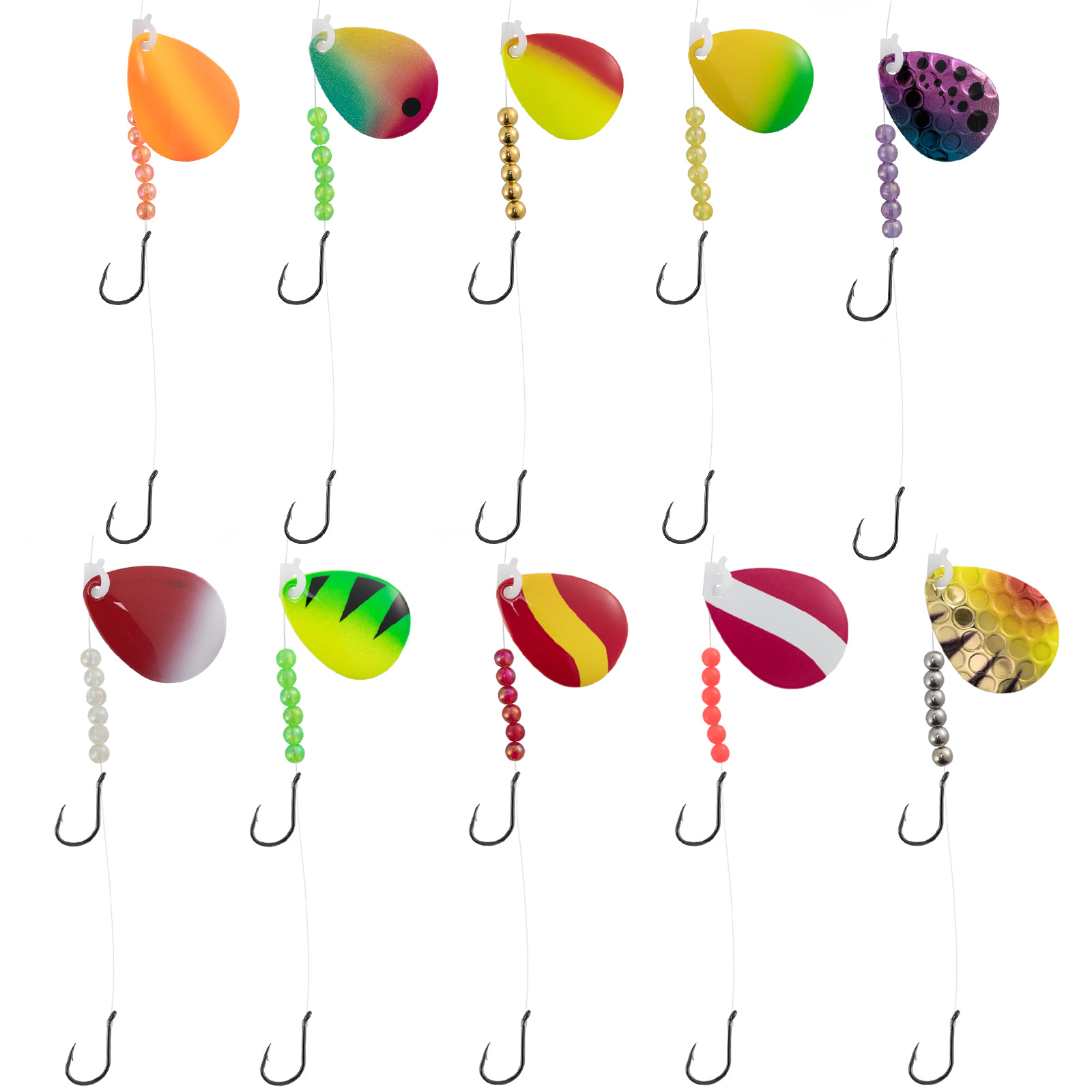 Surf Fishing Equipment - 10 Peças de Rig de Pesca