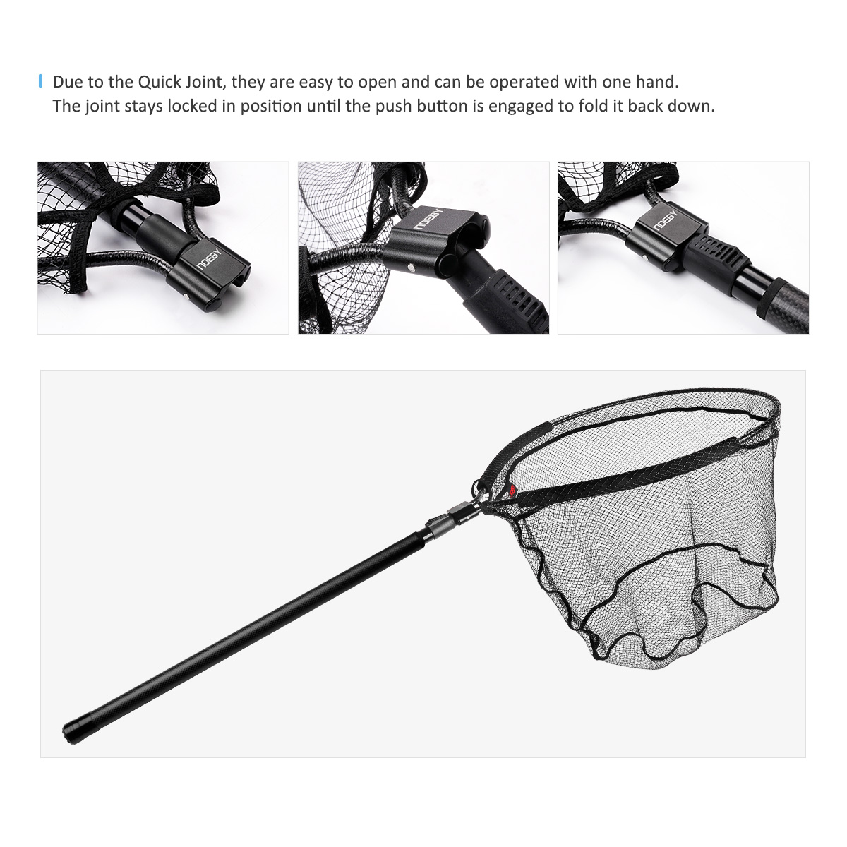 Rede de Pesca Telescópica NOEB - Landing Net Telescopic avaliação e preço