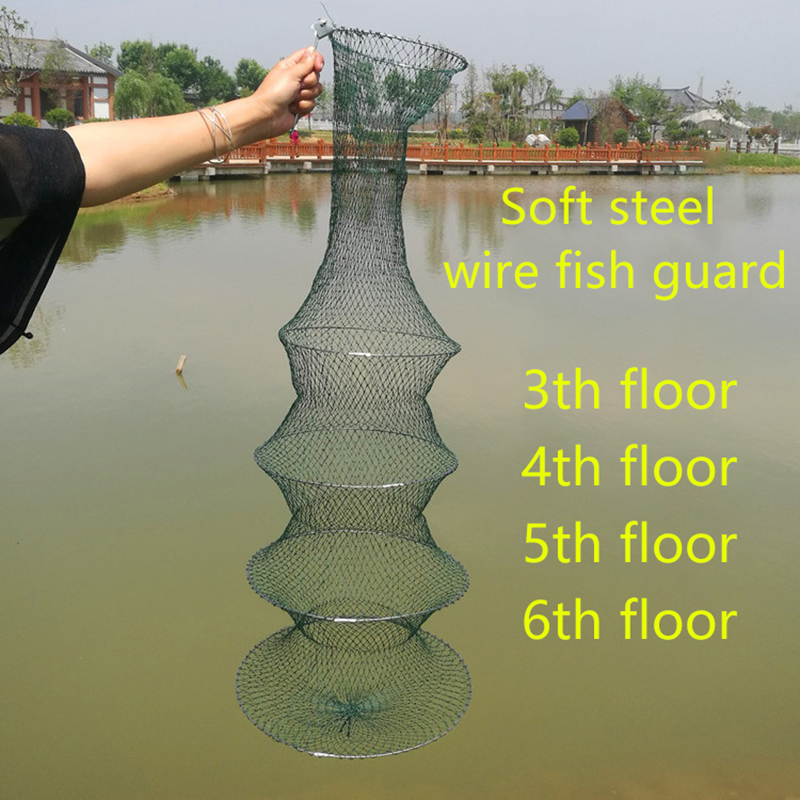 Rede de pesca 3/4/5/6 camadas  - Landing Net Telescopic avaliação e preço