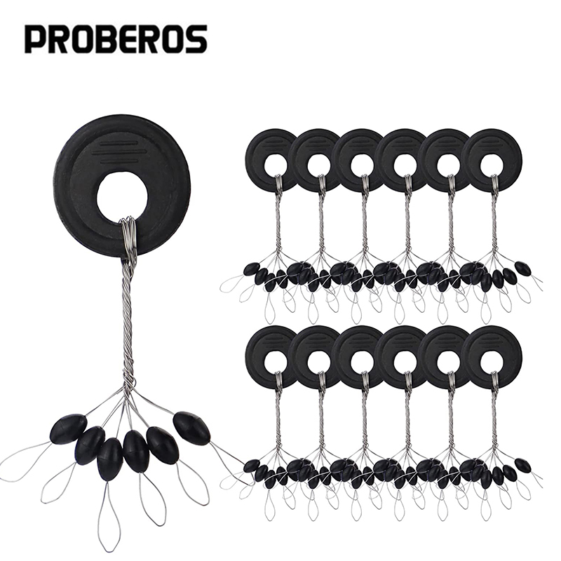 PRO BEROS 60 Peças 10 Conjunto - Fishing Bobber Float avaliação e preço