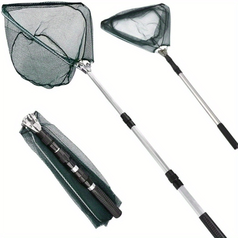Rede de Pesca Dobrável em Triâ - Landing Net Telescopic avaliação e preço