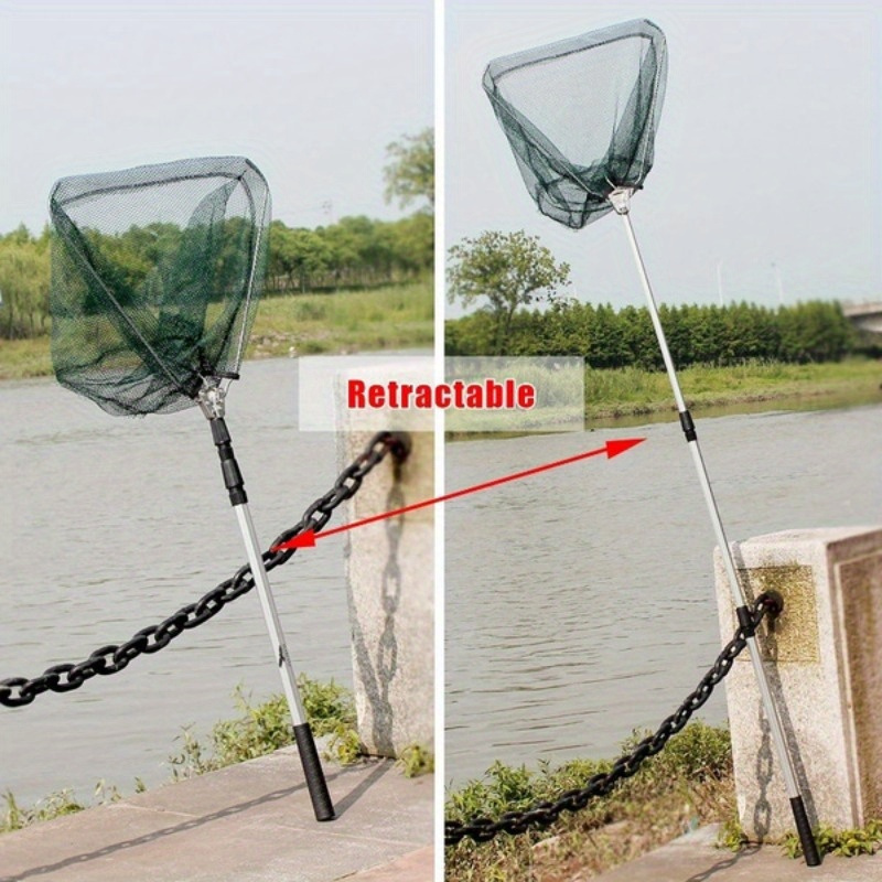 Rede de Pesca Dobrável em Triâ - Landing Net Telescopic avaliação e preço