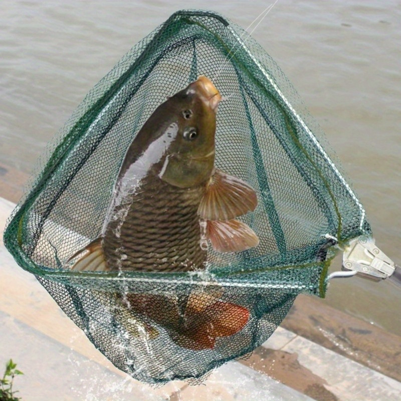 Rede de Pesca Dobrável em Triâ - Landing Net Telescopic avaliação e preço