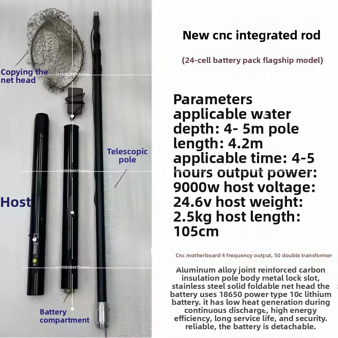 Rede de Pesca Elétrica Automát - Landing Net Telescopic avaliação e preço