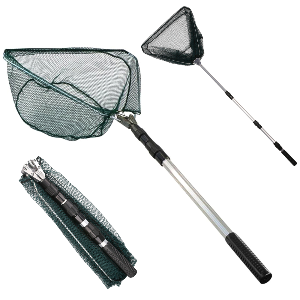 Rede de pesca dobrável ultrale - Landing Net Telescopic avaliação e preço