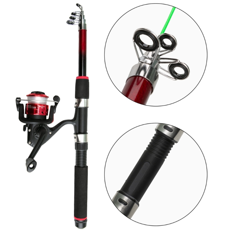 Conjunto pesca para iniciantes - Landing Net Telescopic avaliação e preço