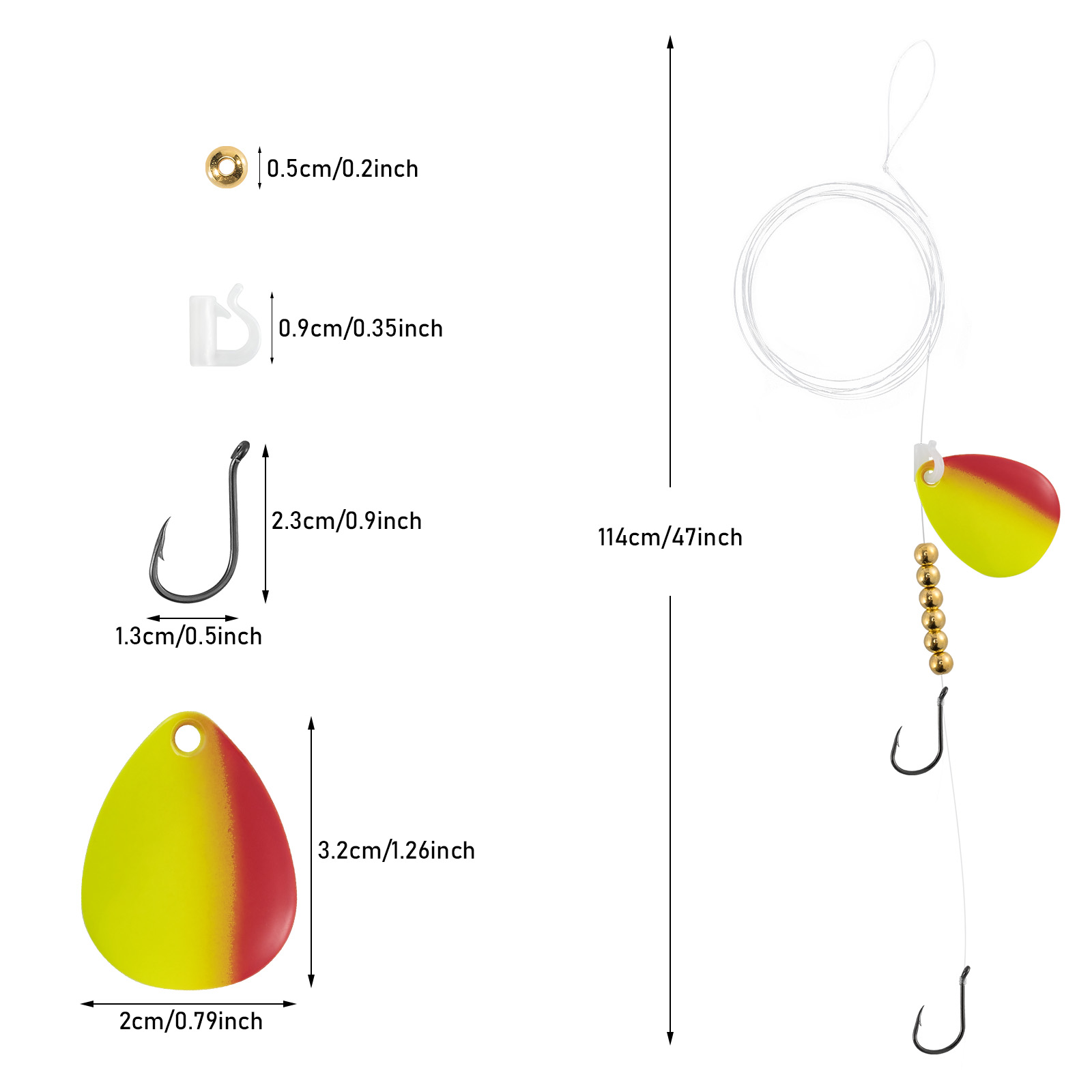 10 Peças de Rig de Pesca com S - Surf Fishing Equipment avaliação e preço