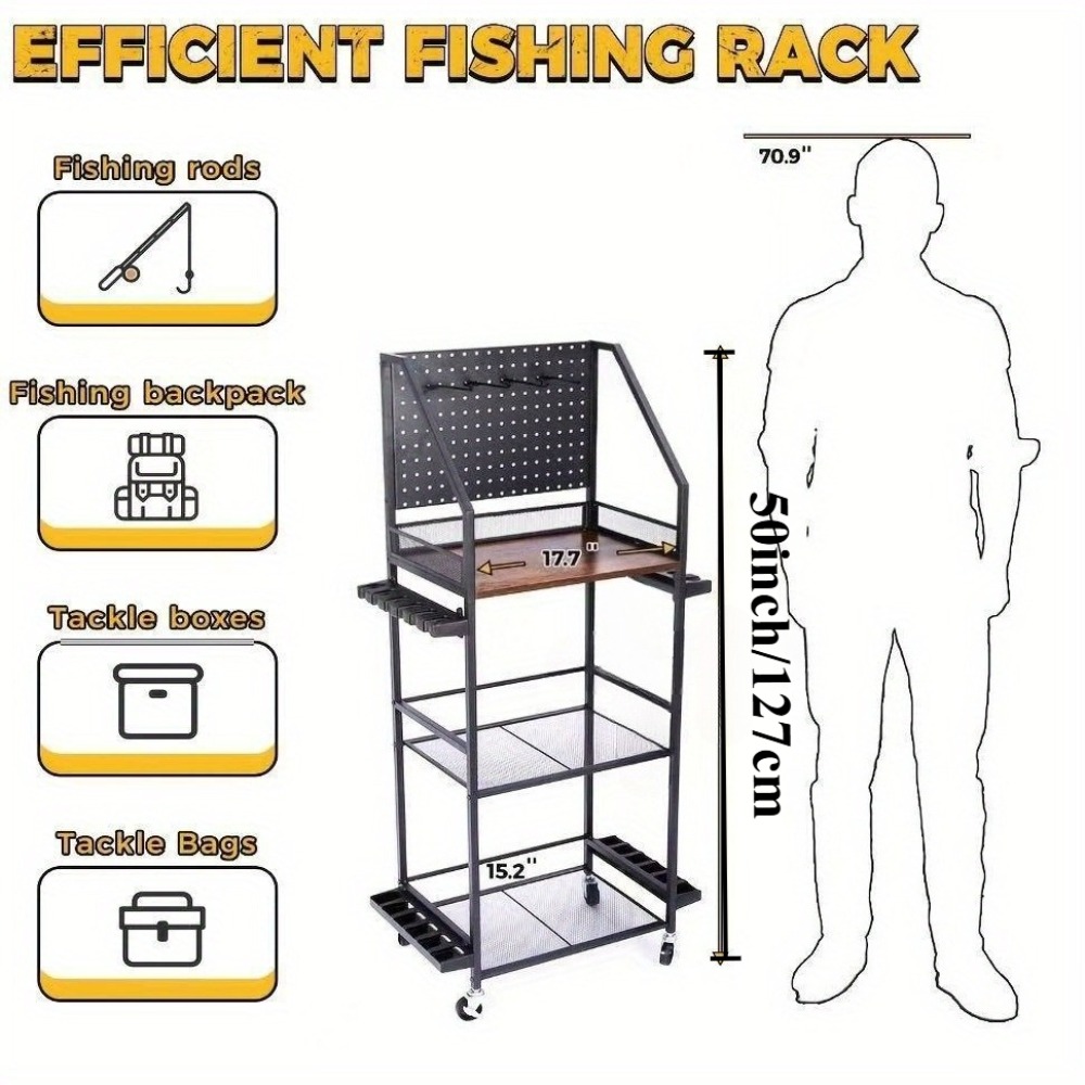 Suportes para Varas de Pesca p - Fishing Equipment Storage avaliação e preço